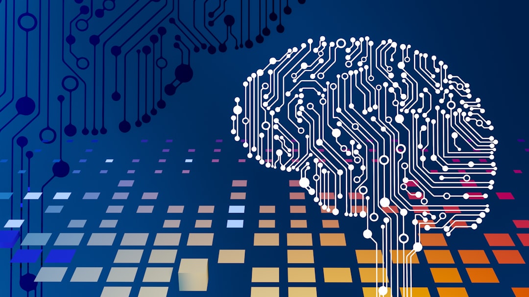 Circuit-board brain representing experimentation and learning